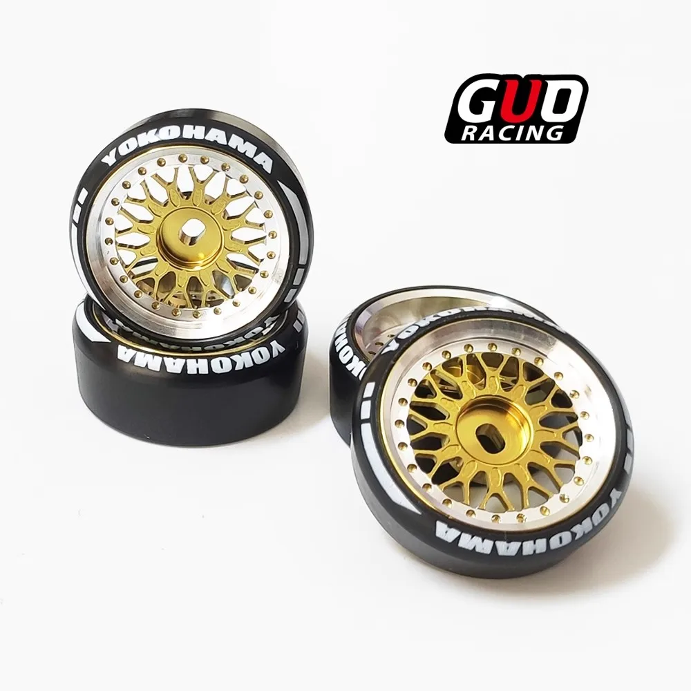 TG Racing 22MM Metal Wheel with Drift Tire for AWD BM RW00 XRX HGD1 WLtoys K969 RC Car