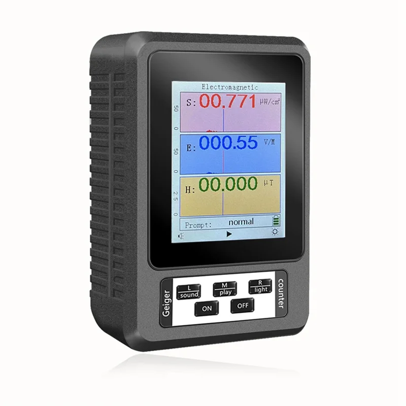 ABMF-XR2 BR-9A มือถือเครื่องตรวจจับรังสีแม่เหล็กไฟฟ้าความแม่นยําสูงรังสีแม่เหล็กไฟฟ้า EMF Meter Tester