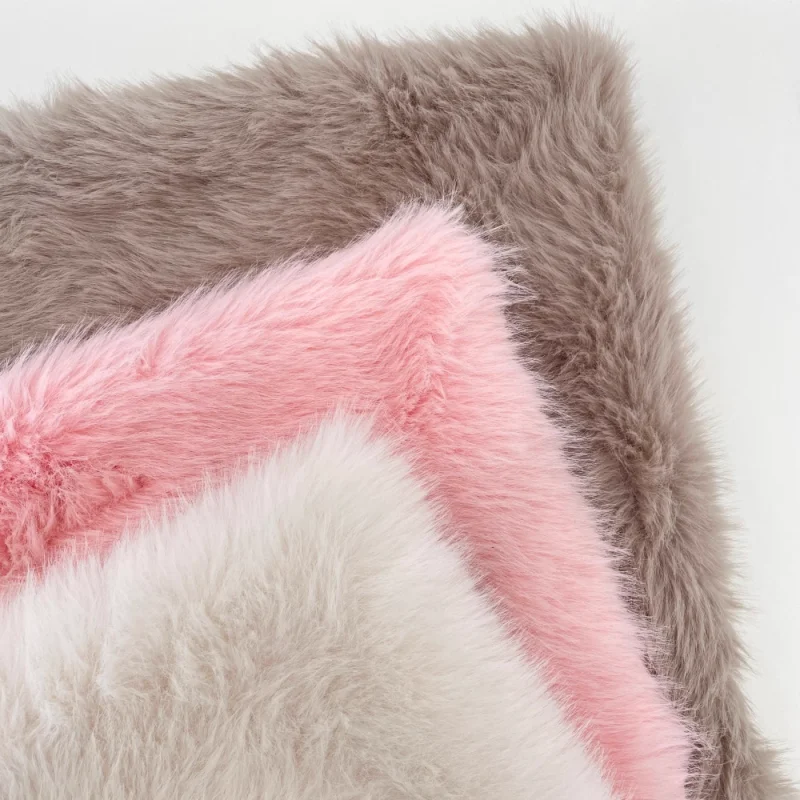 

Cute long-pile soft and fluffy fabric handmade clothing polyester fabric