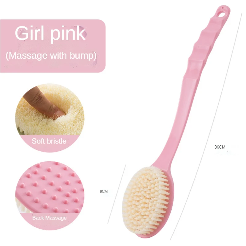 Do Not Ask Anyone To Rub The Bath Brush, Bath Rub, Long Handle, Strong Rubbing Mud, Back Bath Rubbing Artifact Free Shipping