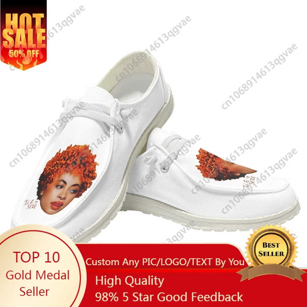 Ice Spice rapero americano Munch zapatos casuales zapatos planos hombres mujer transpirable al aire libre calzado ligero zapato personalizado