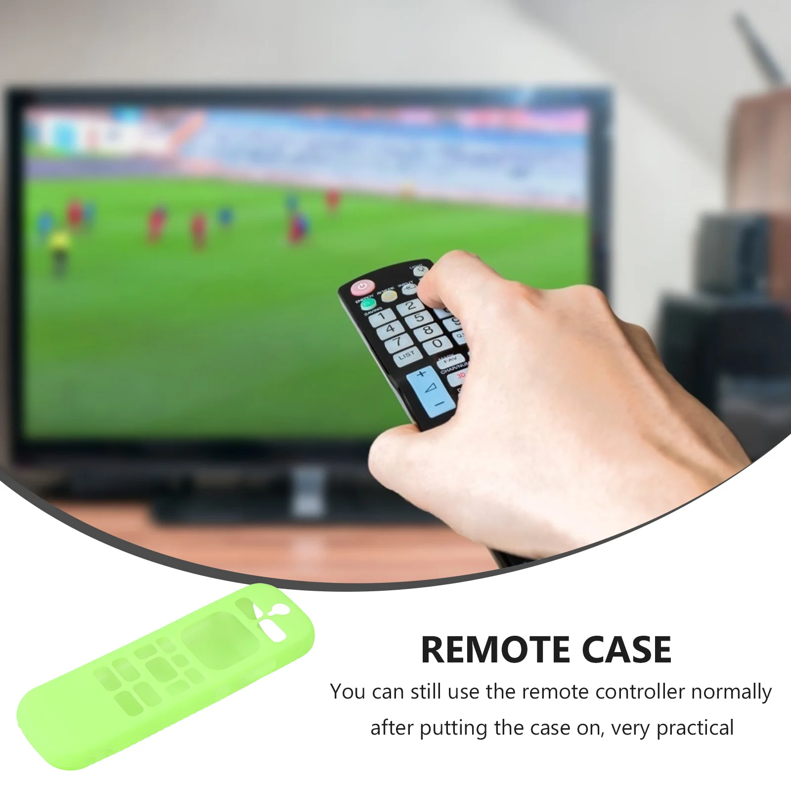 

2Pcs Remote Silicone Protector Case Flexible Shockproof Cover Full Protection Easy Use Fit Voice Remote Pro