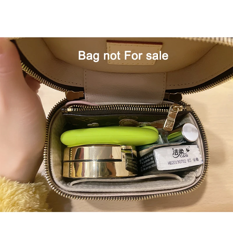 Customize Insert Bag Organizer Fits For NICE Nano Mini BB Felt Makeup Handbag Liner Travel Inner Purse Portable Cosmetic Bags