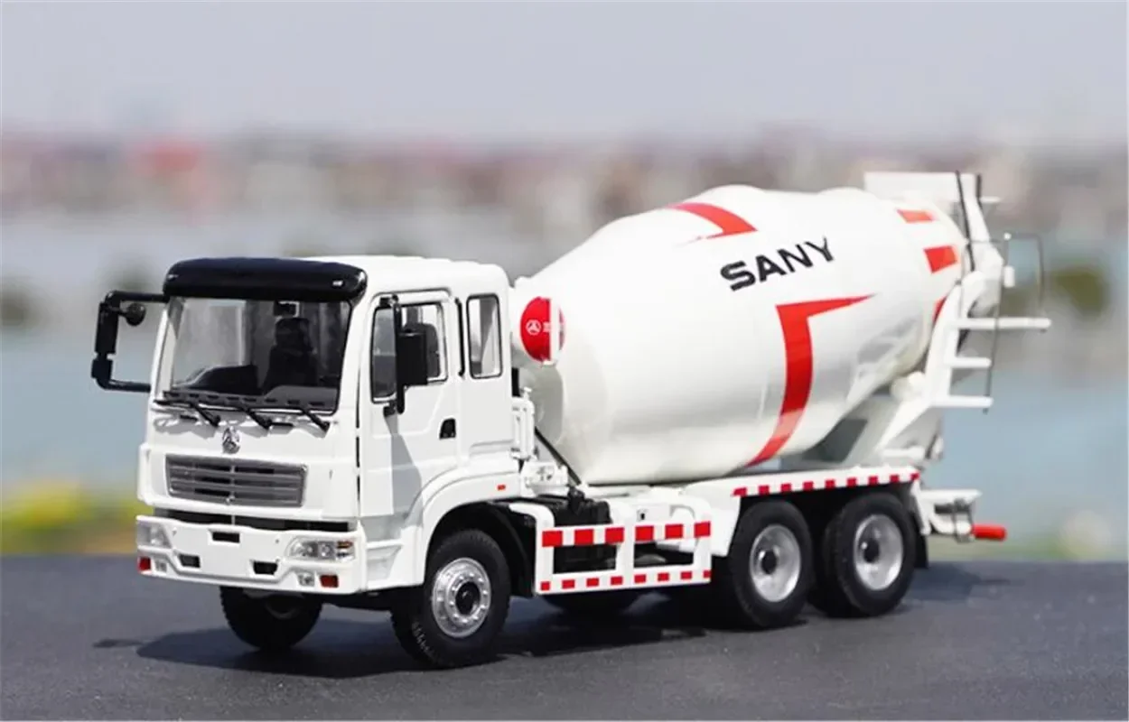 

SANY 1/35 Concrete Mixer Cement tanker Truck 8*4 Diecast Model Car Truck Kids Gifts Collection Display Ornaments