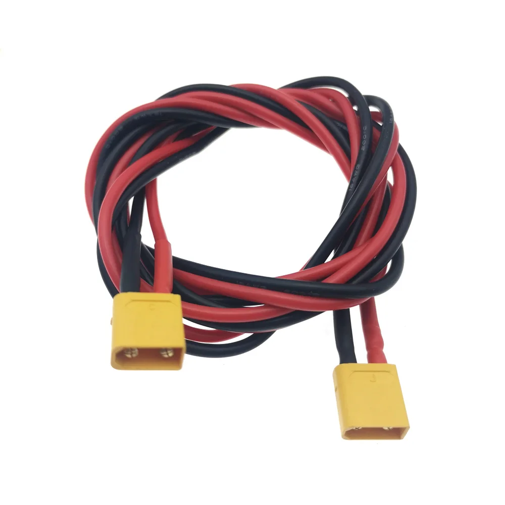 XT30 Plug 10-50CM-1M Male Female Connector with 18AWG Cable for RC Car FPV Lipo Battery charge connector extension Silicone Wire