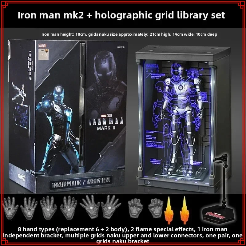 

New Surprise MK Series Holographic Grenak + Accessory Set Captain America Hands-on Toy Iron Man Children's Birthday Toys