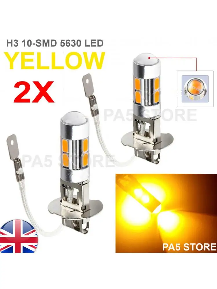 H3 453 10 SMD 5630 LED HIGH POWER LED FRONT PROJECTOR FOG CAR BULBS C