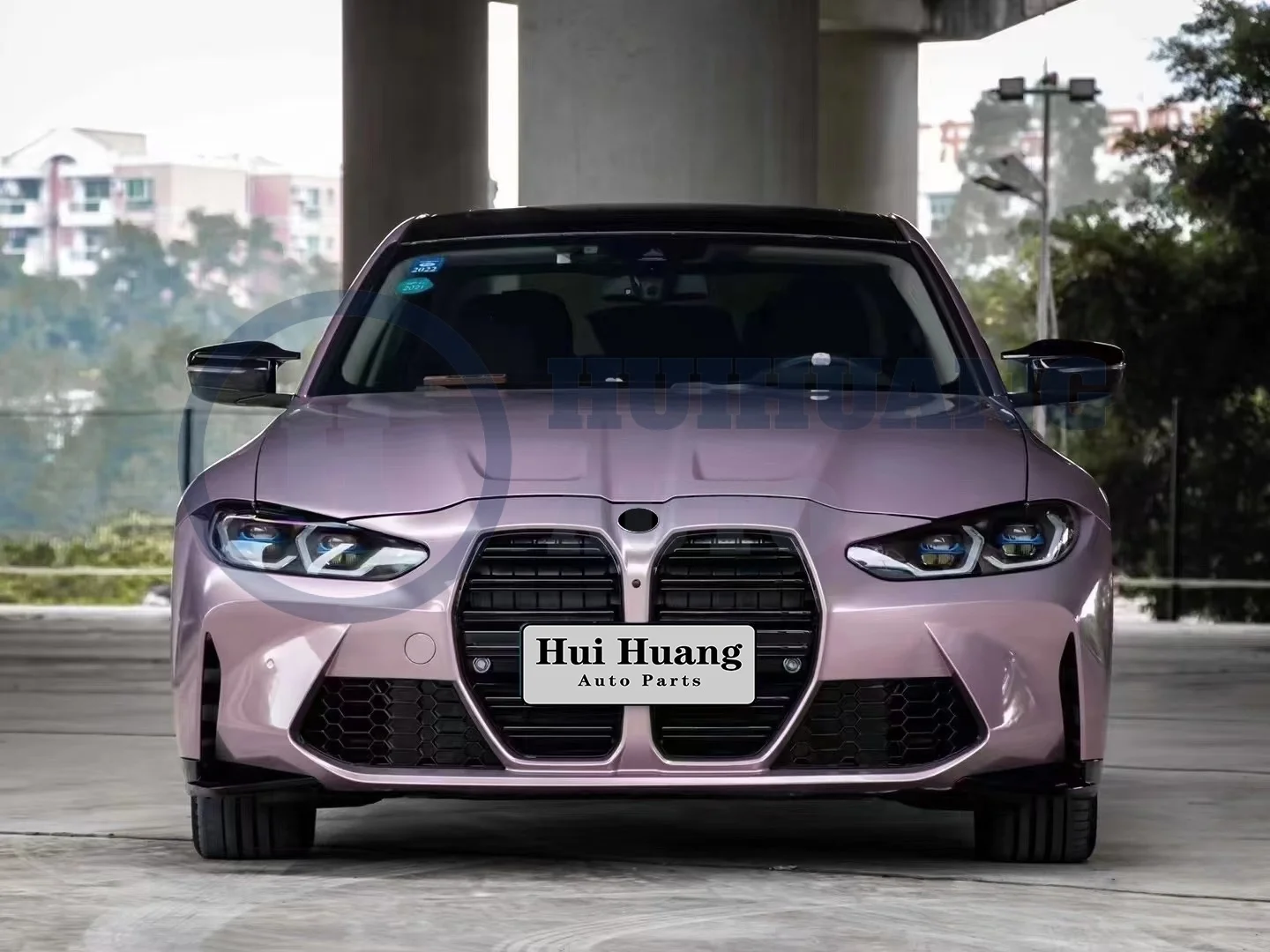 G80 M3 Look Auto Front Bumper Rear Diffuser Side Skirt Vents Spoiler Modified Body Kit for  3-SERIES G20/G28 2019-2022