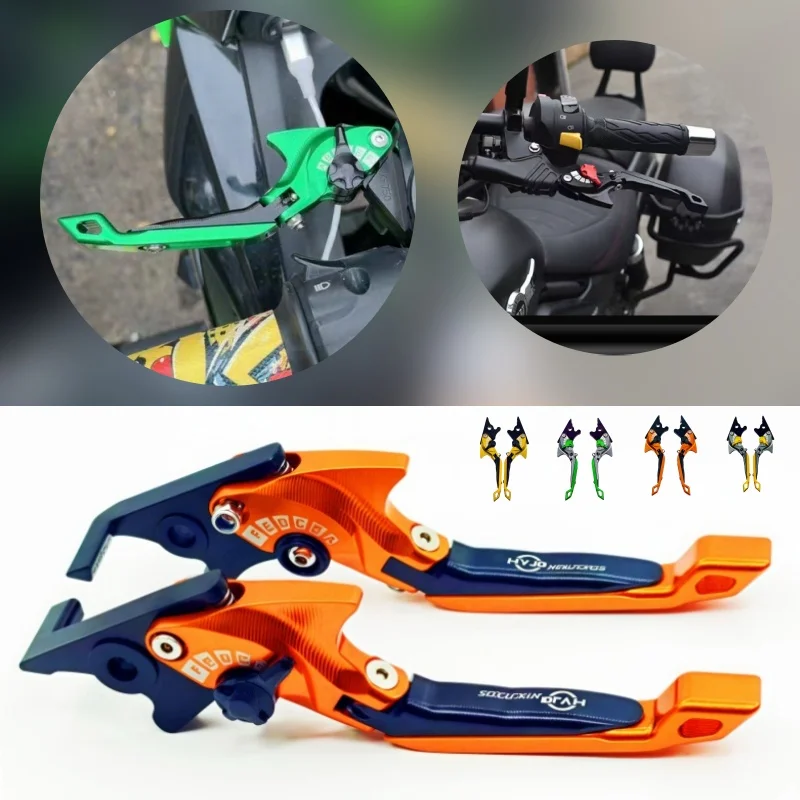 

For Kawasaki GTR1400 / CONCOURS 2007 2008 2009 2010-2019 Motorcycle Parts 3D Brake Lever Set Foldable Adjustable Handle Levers