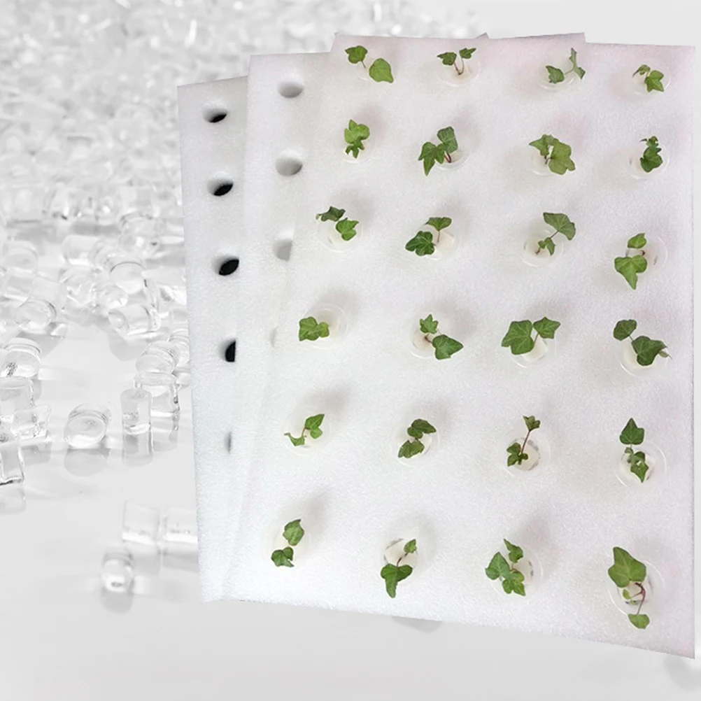 

2 Pcs Hydroponic Sponge Plate Water Planting Board Sprouts Growth Medium Durable Cubes Vegetable System Gardening Supplies