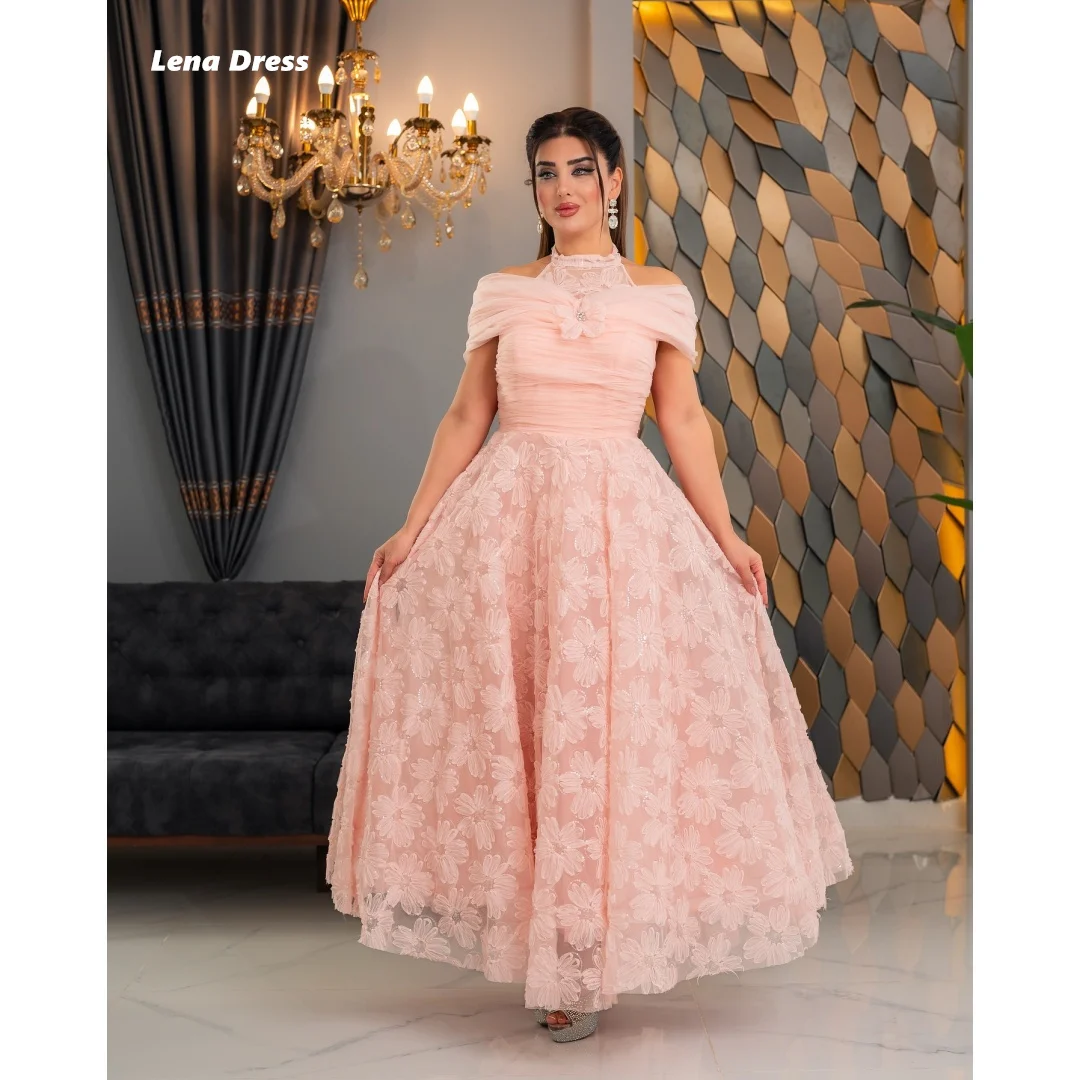 

Lena Evening Dresses Woman Elegant Party Dresses 2025 Woman Luxury Floral Lace Elegant Dress Luxury Wedding Guest Custom Made