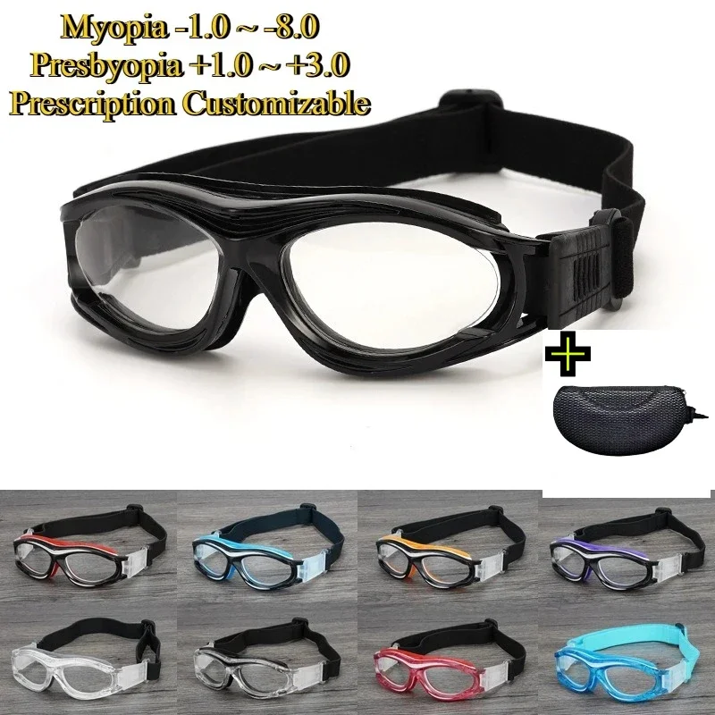

6~16 Years Children Myopia Basketball Glasses Sport Eyewear Football Anti-Collision Training Goggles Customizable lenses Boxed