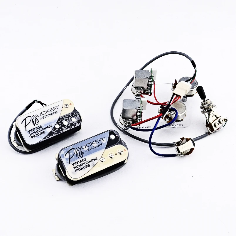 

1 Set Original Genuine Epi Traditional PRO Electric Guitar Alnico Humbucker Pickup Zebra