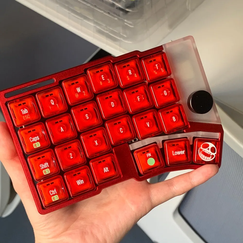 Cornix Wit LCK/LAK Keycaps Kruisvormige As Low Profile Switch Key Cap PBT Rood Paars Zwart Ultradunne Ambachtelijke Keycap Gift