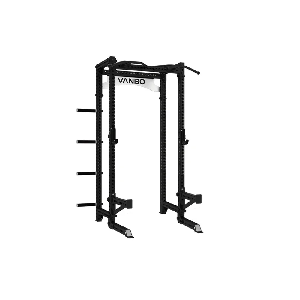 Half Cage Fitness GYM อุปกรณ์ 3D พับ Smith Machine Strength Training มัลติฟังก์ชั่น Squat Rack