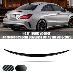 Tylna owiewka Spoiler do Mercedes Benz CLA Class C117 C118 CLA200 CLA260 CLA45 AMG 2013-2023 tylny spojler samochodu tylna owiewka części do zewnątrz spoilera