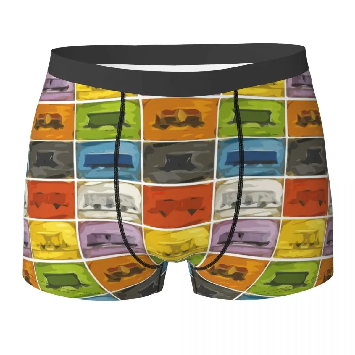 Boxer Underpants Shorts Ticket To Ride The Trains (1) Panties Men Soft Underwear for Homme Man Boyfriend Gifts