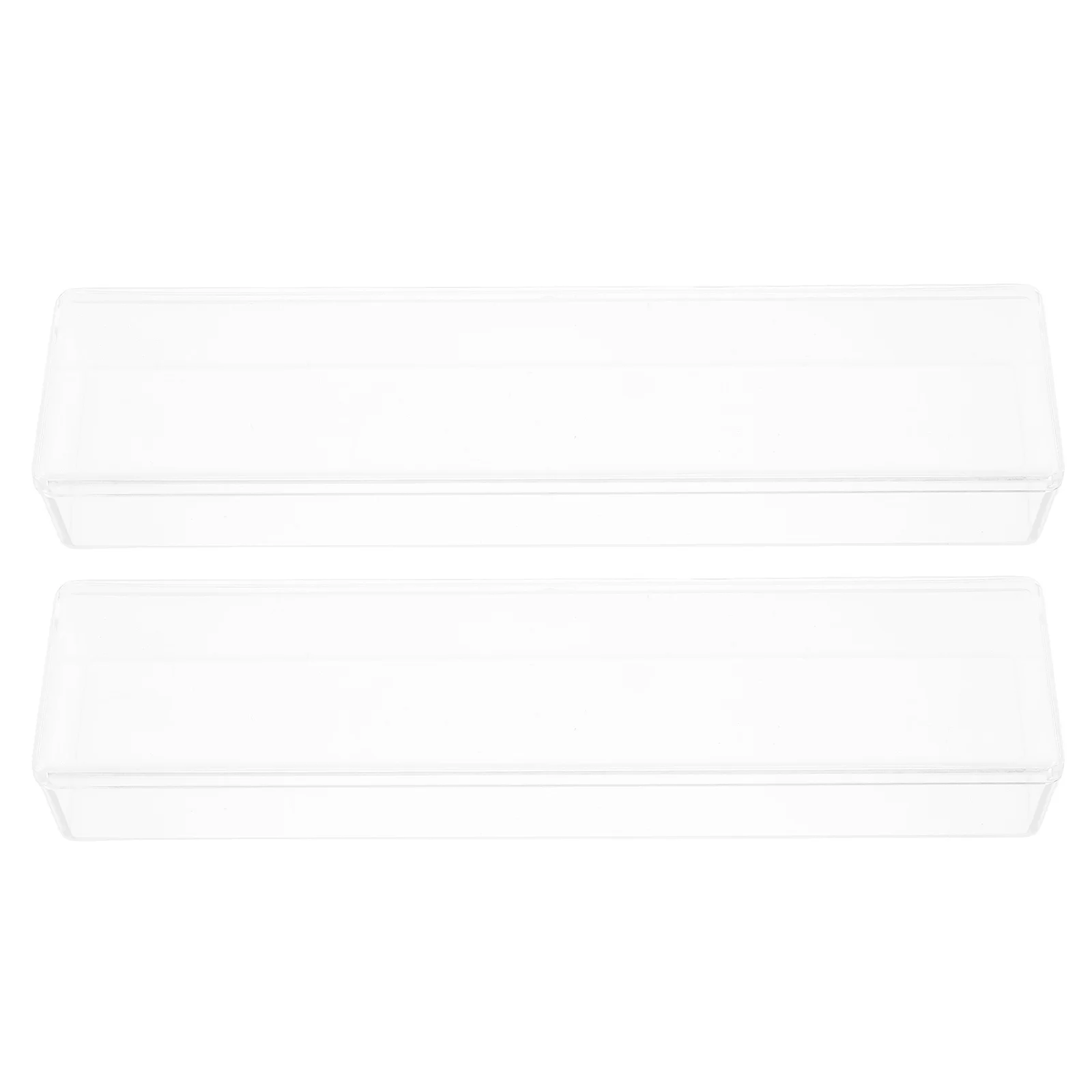 

2Pcs Universal Acrylic Harmonica Storage Box Clear 24-Hole Harmonicas Protective Case Portable Harmonica Organizer Holder