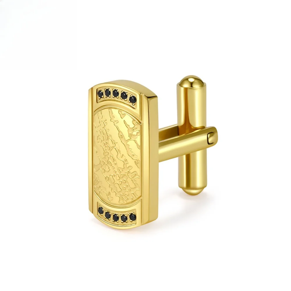 Embossed Texture French Cufflinks Men's Business Banquet Metal Sleeve Nails Exquisite Decorative Buttons For Shirts And Suits