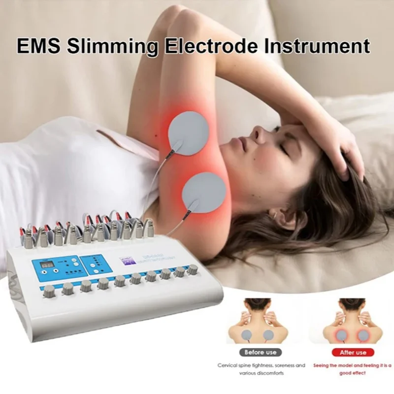 Russian Wave Muscle Stimulator Vacuum Lymph Drainage Machine Body Shaping Instrument Weight Loss Pain Relief Massage Machine