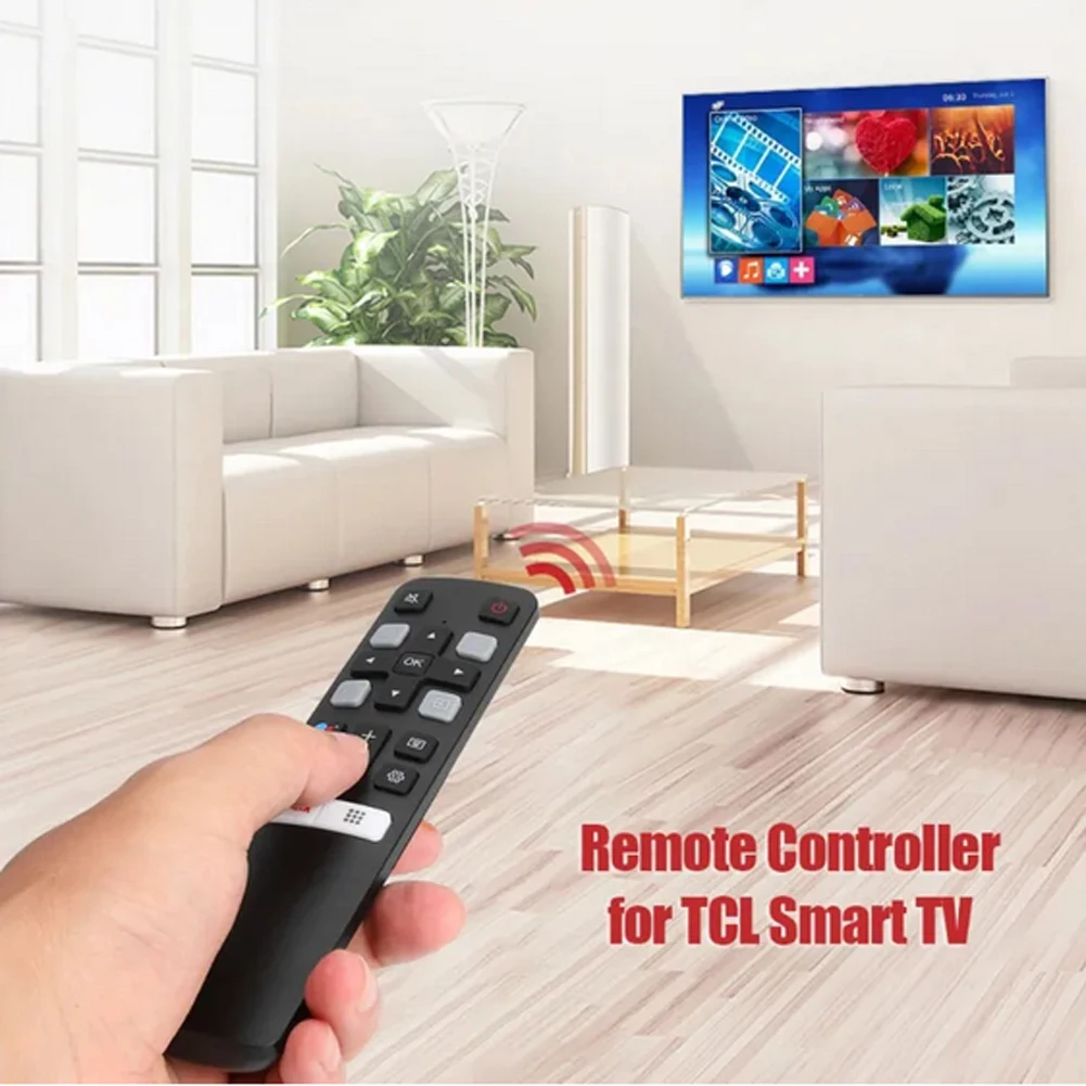 Smart Remote Control Air Mouse Keyboard Wireless Remote Controller With Netflex Button Remote Compatible For TCL TV RC802V FNR1