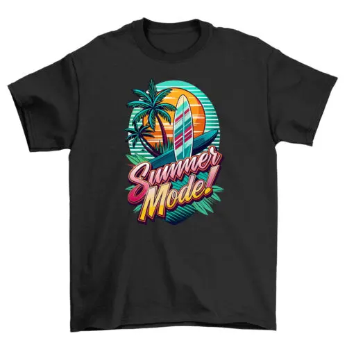 Summer '96 Surf Vibes T-shirt - Ride the Wave of Nostalgia! Funny tee with Surfb