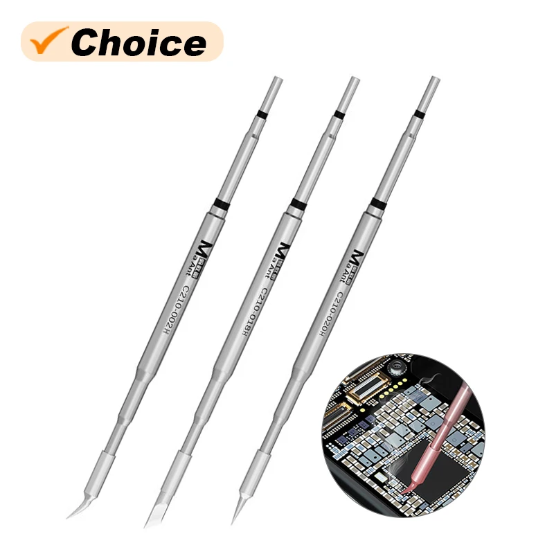 MaAnt C210-020H/018H/002H Soldering Tips Support  210 Welding Station Integrated Heating Core Fast Warming Welding Heads