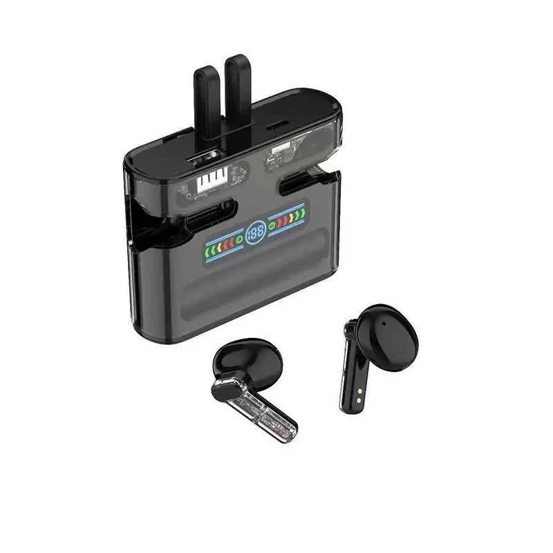 

In-Ear Bluetooth 5.3 Headphone Wireless sports Earbuds TWS Earphone HIFI Games Headset with charging bin for all smartphone