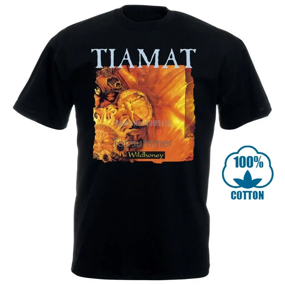 New Tiamat Wildhoney T Shirt Short Slevee Black Reprint S 3Xl 100% Cotton Short Sleeve O Neck Tops Tee Shirts 2018