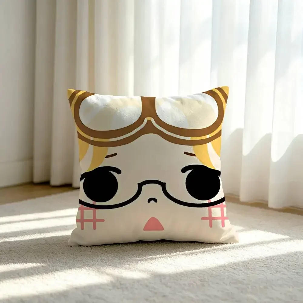 Face H-Hetalia Customizable Square Pillowcases, Stylish And Soft, Perfect For Beds, Cars, And Sofas.