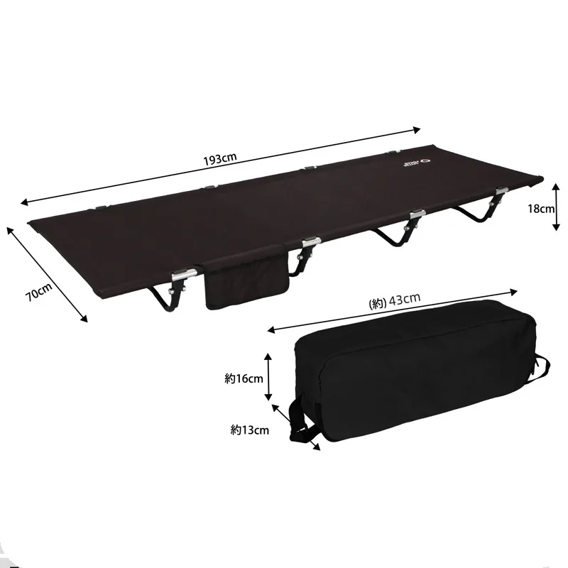 

Elbow camp bed Upgraded 4-foot lightweight folding Aluminum alloy outdoor folding Lunch break Office folding bed