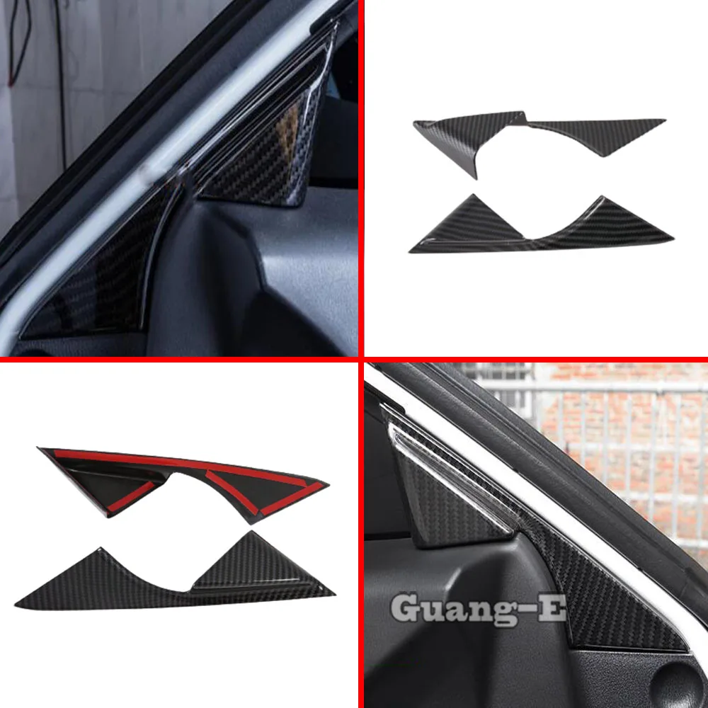 Sticker A Column Audio Speak Window Windshield Side Triangle Lamp Trim 2Pcs For Mazda 6 Mazda6 Atenza 2020 2021 2022 2023