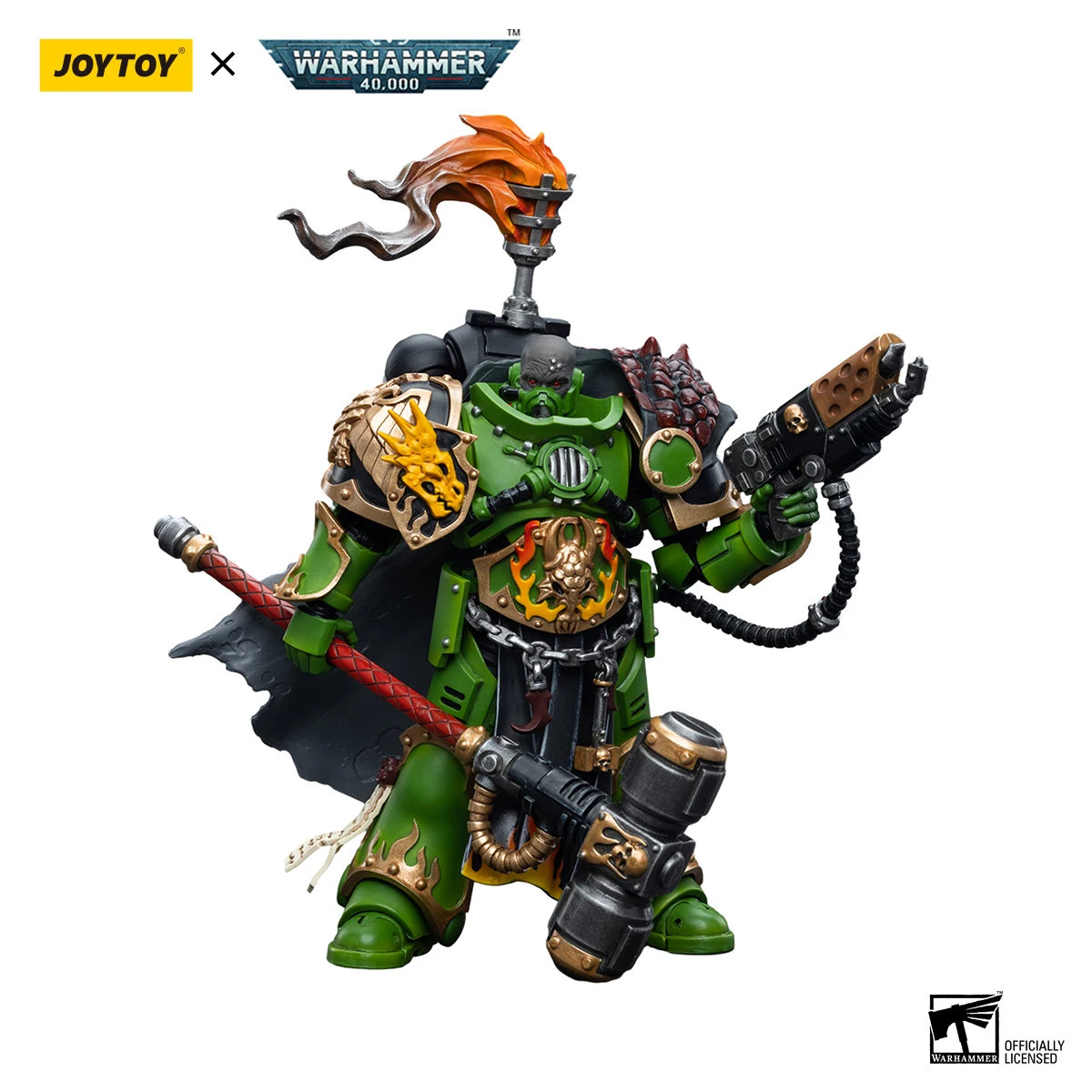 JOYTOY Warhammer 40k 1/18 شخصيات الحركة السمندر كابتن أدركس أجاتون