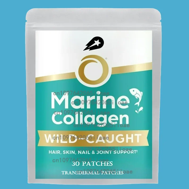 

30 пластырей морских коллагеновых трансмиссиональных пластырей с гиалуроновой кислотой и витамином С для женщин и мужчин
