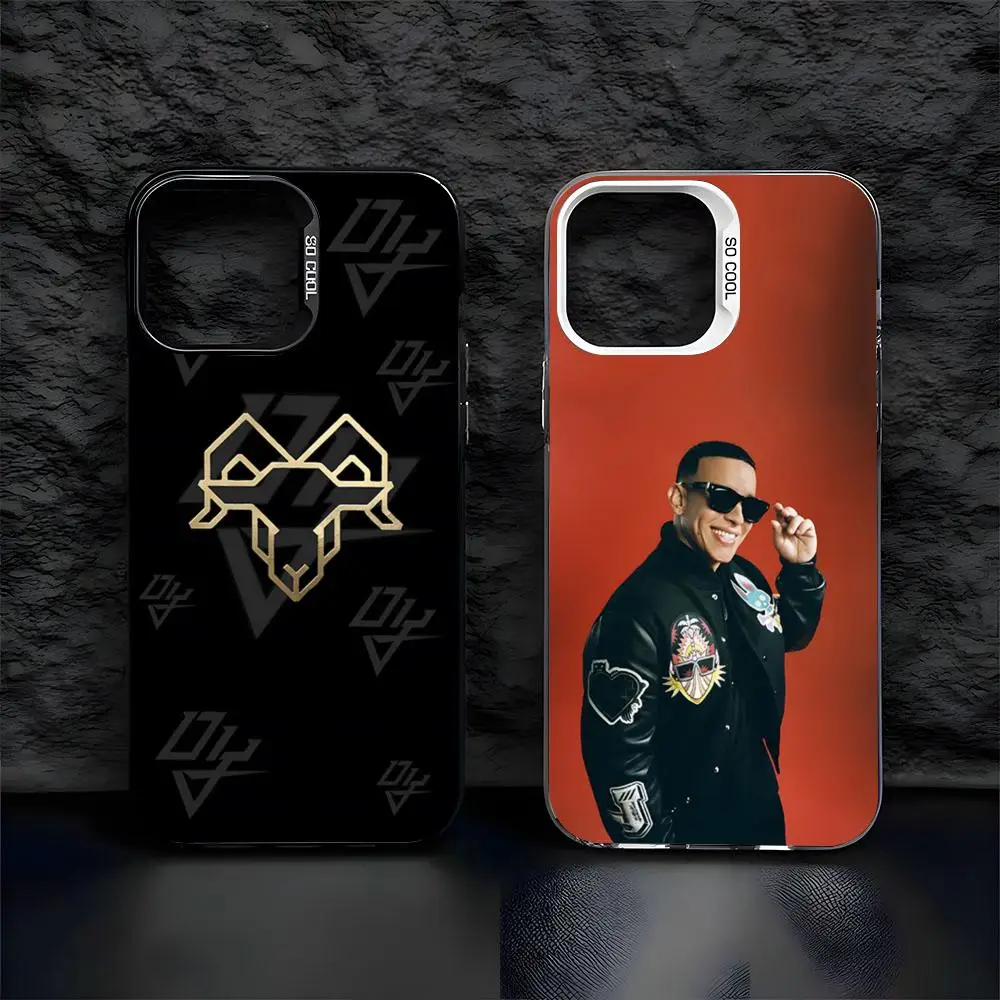 Capa de Celular Singer D-Daddy Yankees para iPhone 17 Air 16 15 14 Plus 13 12 11 Pro 7 8 XS Max XR Prata Preto Bumper Case