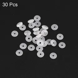 30Pcs Silicone O-Rings 4mm OD 1mm Inner Diameter 1.5mm Width Seal Gasket White