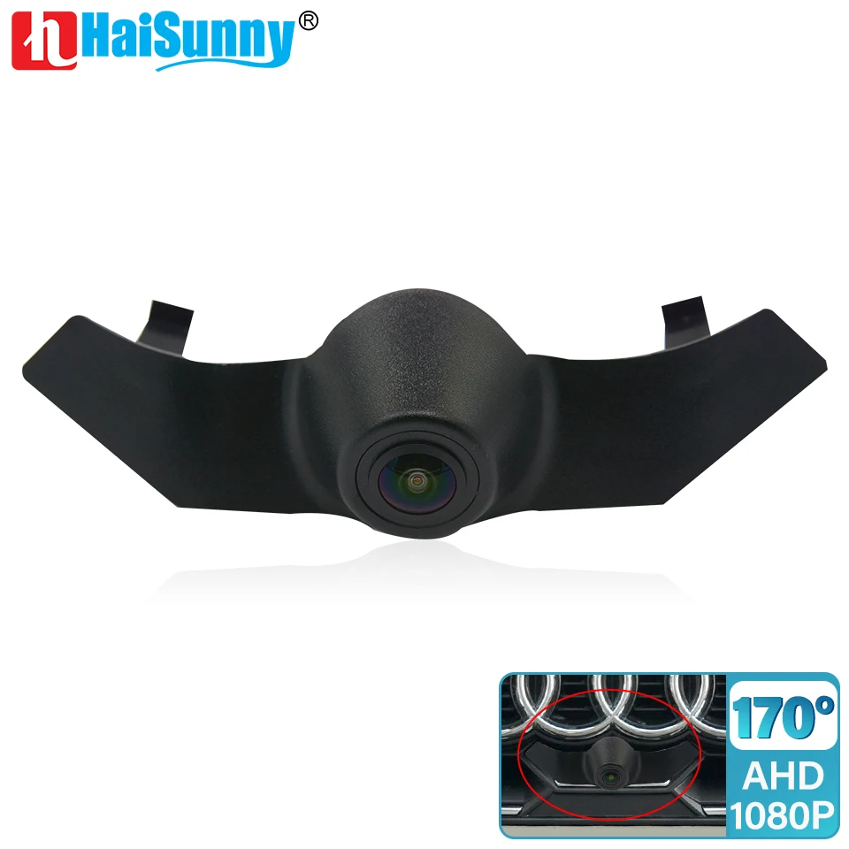 

HaiSunny HD AHD 1080P 170 ° Front View Camera For Audi A3 A3L Sportback Limousine Waterproof Night Vision Parking Camera CCD