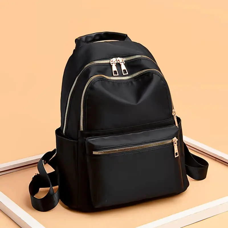 teenager-girls-nylon-backpack-school-bags-women's-double-shoulder-bagpack-no-brand-registered-trademark-foldable-eva-material