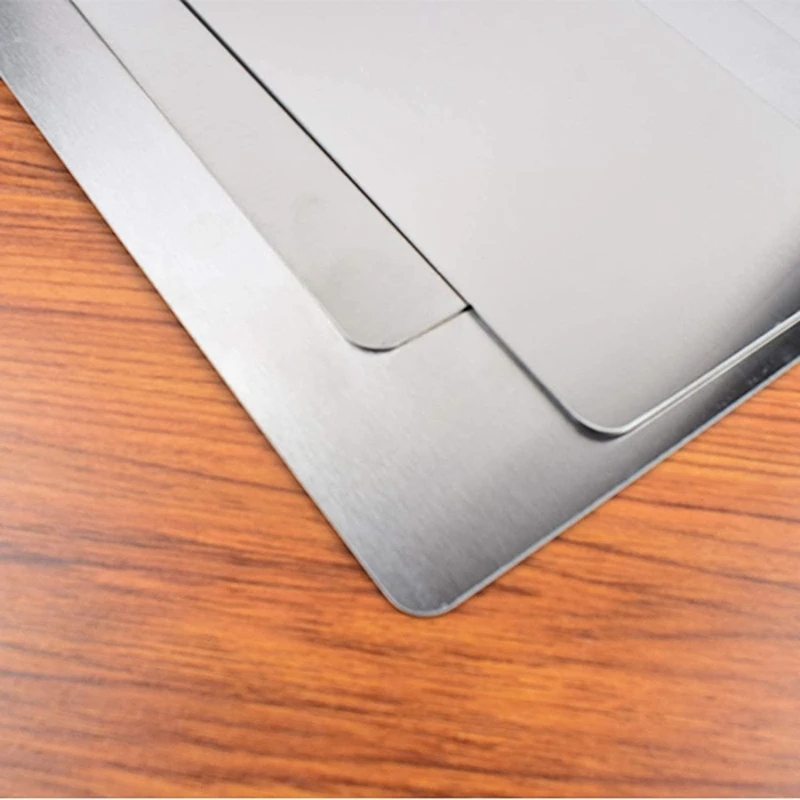 File Folder Metal Clipboard A4 Stainless Steel Clip Board Organizer Binder Board Menu Splint For Office School Teach