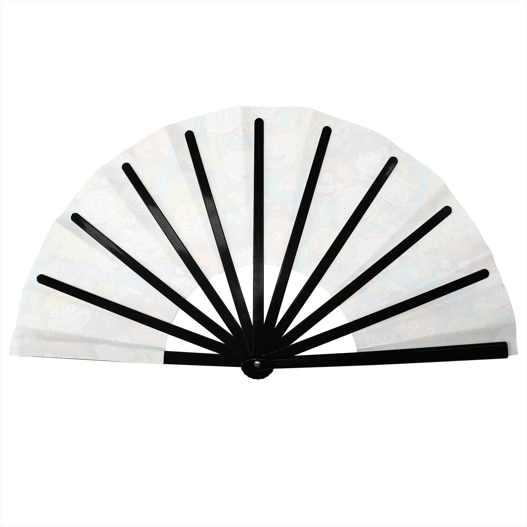 Customized R-Rugrated Animes Comic Mangas Portable Pocket Fan Camping  Polyester Folding Fan Chinese Dance Handheld Cooling Fans
