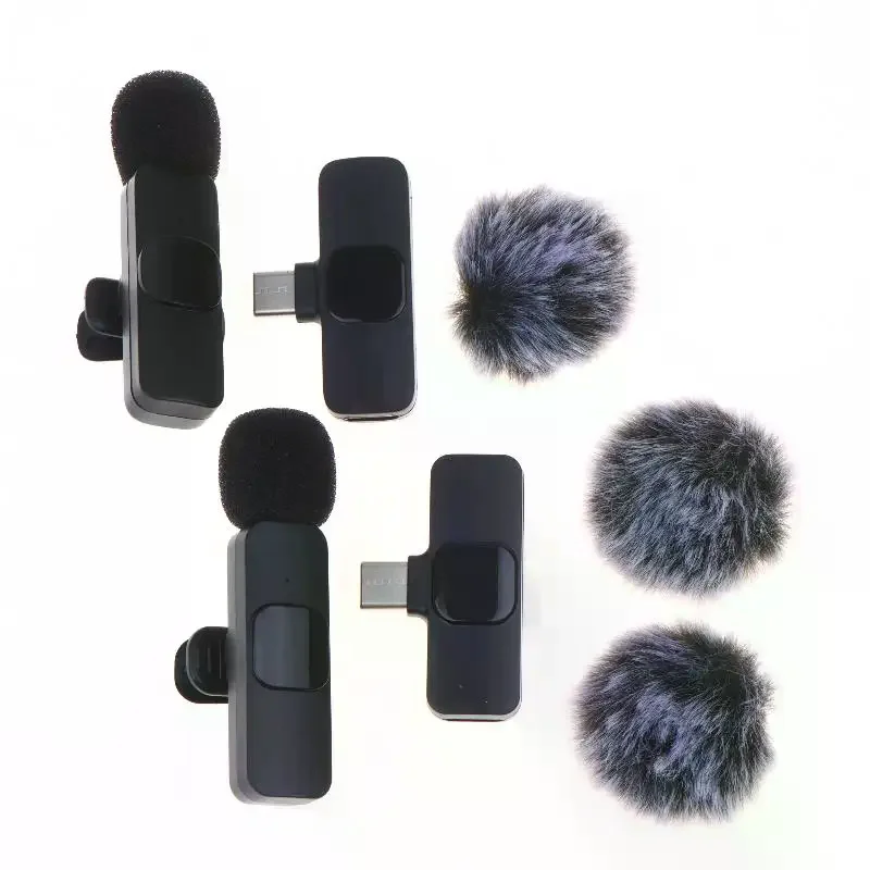 K9 Mini Wireless Lavalier Mic Perfect for Professional Audio Video Recording on Phone Laptop