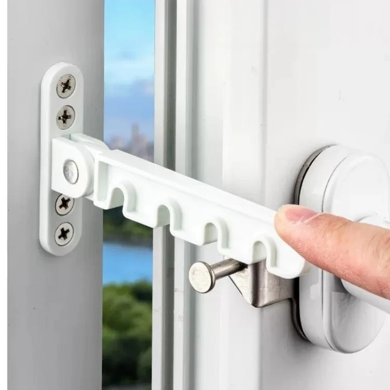 Four Position Adjustable Child Window Safety Limit Holder,Made Of Plastic