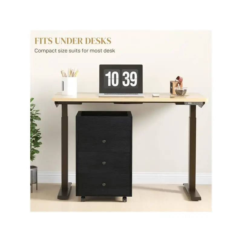 وحدة تخزين خزانة الملفات مع 4 أدراج لتنظيم المكاتب وإدارة المستندات #5