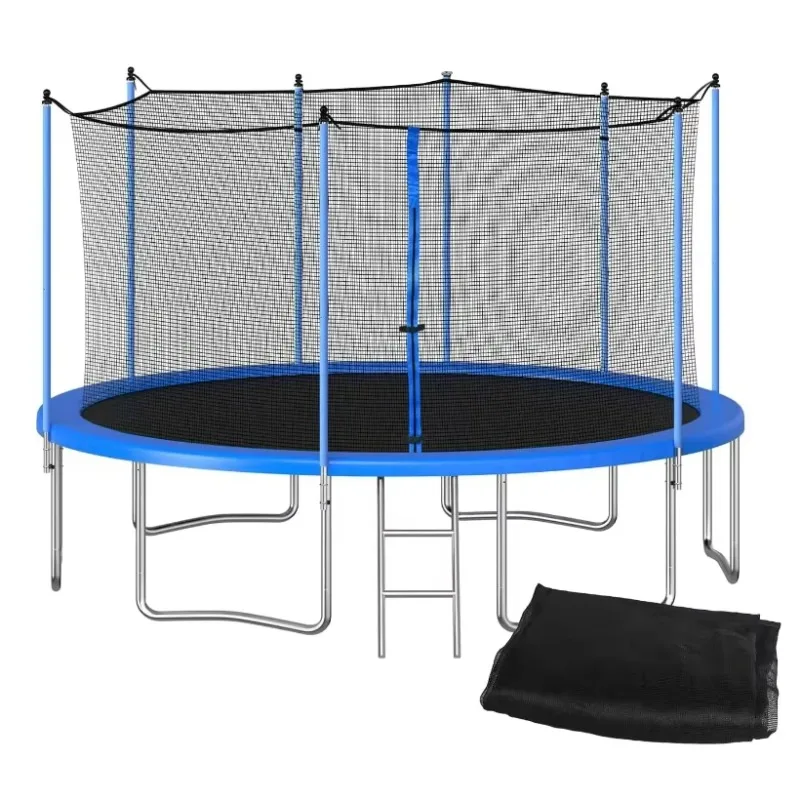 

Combination Outdoor Recreational Trampoline With Non Slip Ladder And Foldable Net For Bouncing Sports