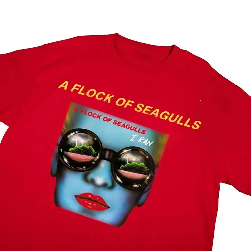 Rare A Flock Of Seagulls  Band Red S 2345XL T shirt BM835