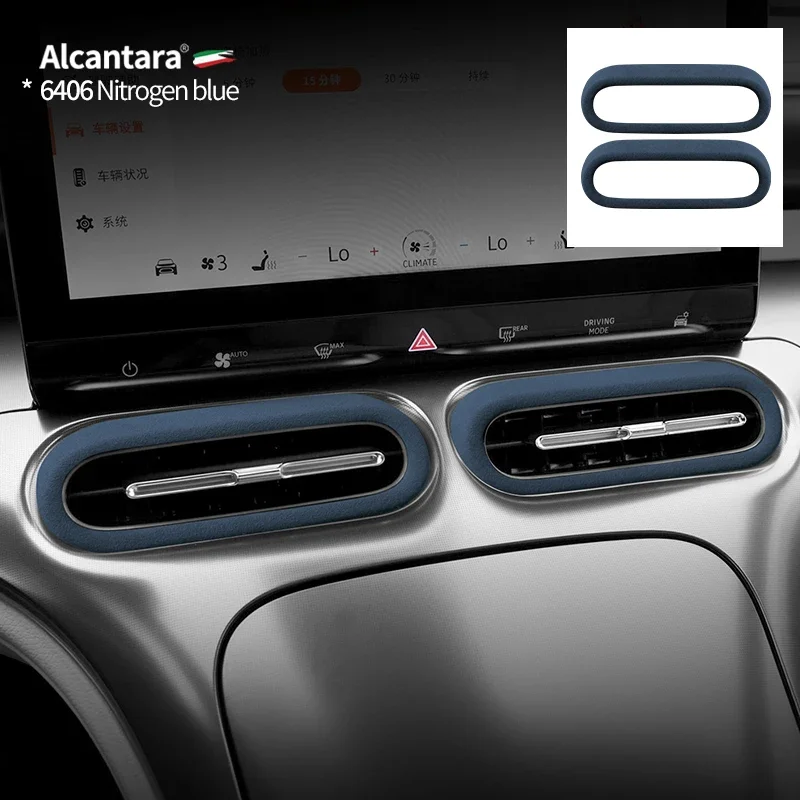 Compartimento central para coche, cubierta de marco de salida de ventilación de aire, marco decorativo para mercedes-benz smart elf 1, 1 pegatinas, accesorios interiores