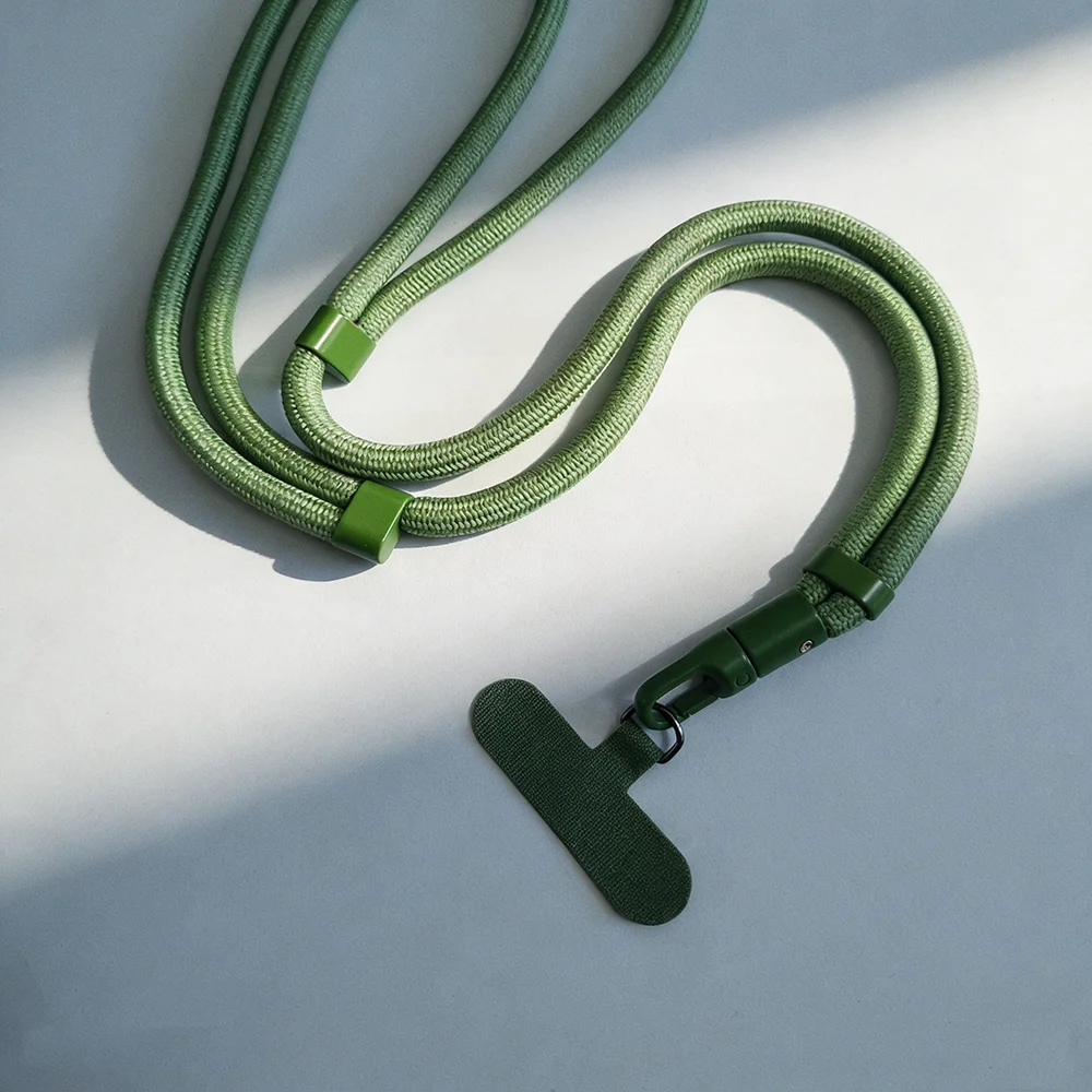 6 Color Phone Straps Neck Cord Adjustable 8mm Thickness Phone Lanyard Detachable for Mobile Phone Case Lanyard