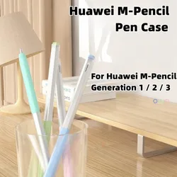 Estuche para lápices para Huawei m-pencil, funda protectora para lápiz de tableta de 1/2/3 generación, funda protectora de silicona suave a prueba de golpes transparente