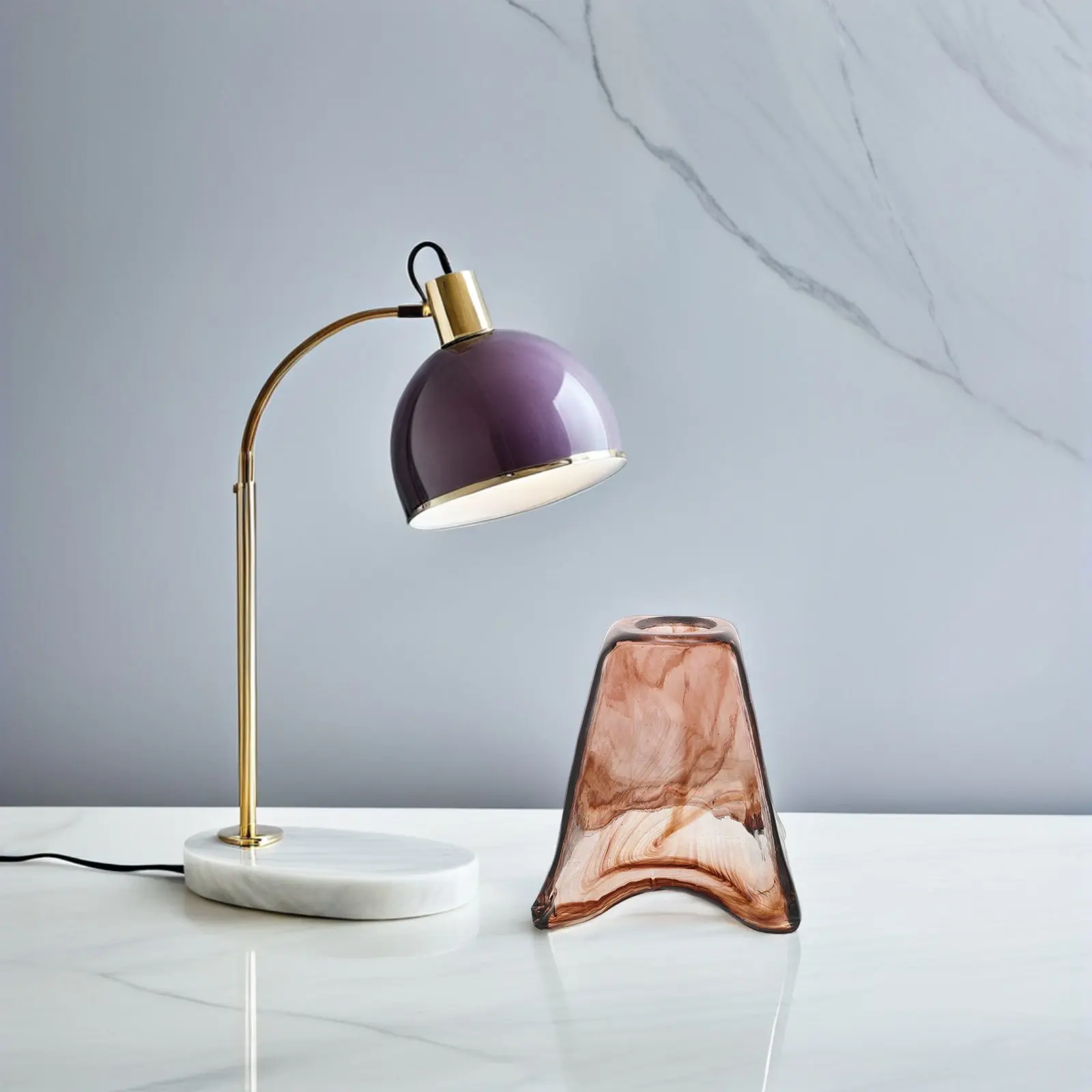 Square Amber Glass Lamp Shade Retro Pendant Light Cover Vintage Replacement Glass Shade for Kitchen Living Room Bedroom Lighting