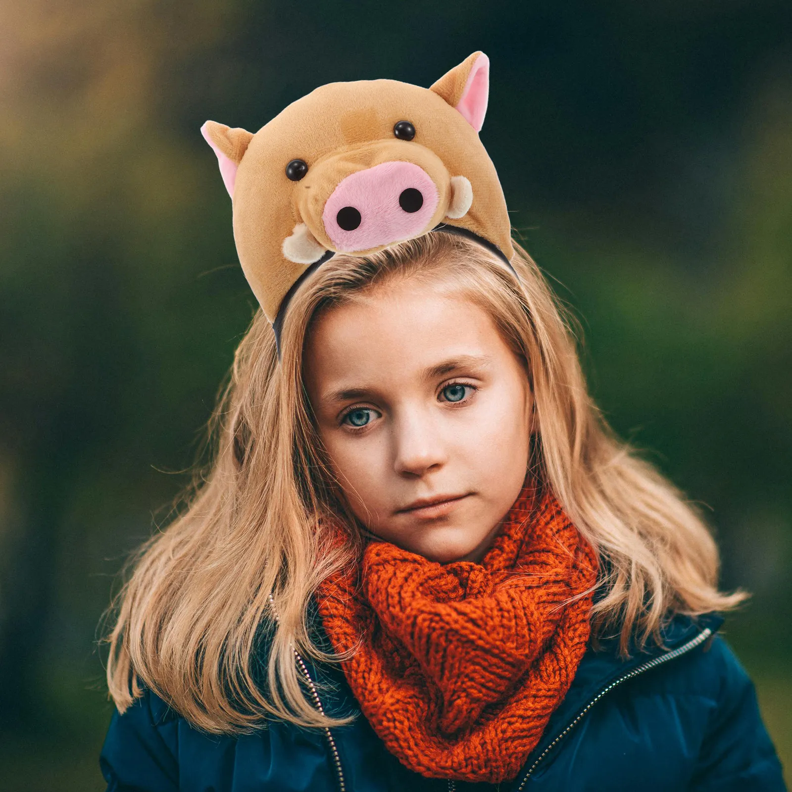 

Cute Pig Headband Soft Comfortable Kids Cartoon Hairband for Party Performance Cosplay Costume Decorative Prop